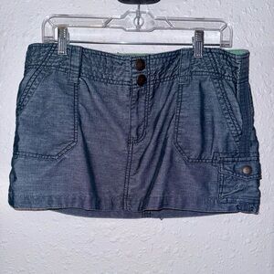 Mossimo Supply Co. Dark Gray Mini Skirt